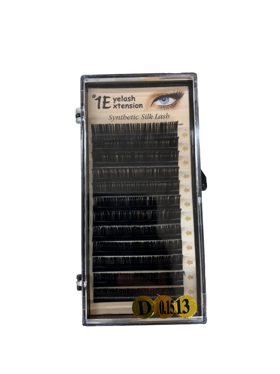 1E Eyelash Extension Synthetic Silk Lash D-0.15-13